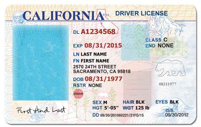 printout california temporary driver's license