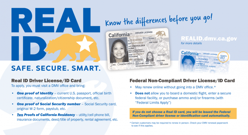 real id california driver's license