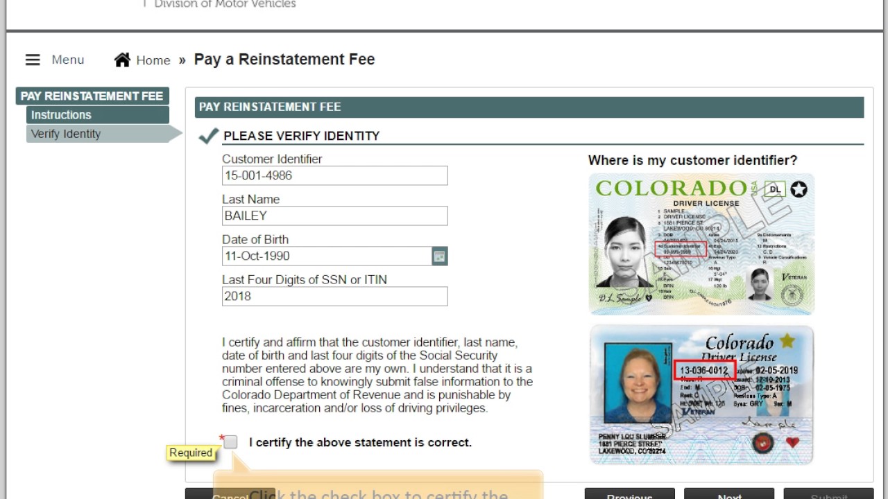 renewing a colorado driver's license online