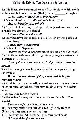 test for dmv driver's license