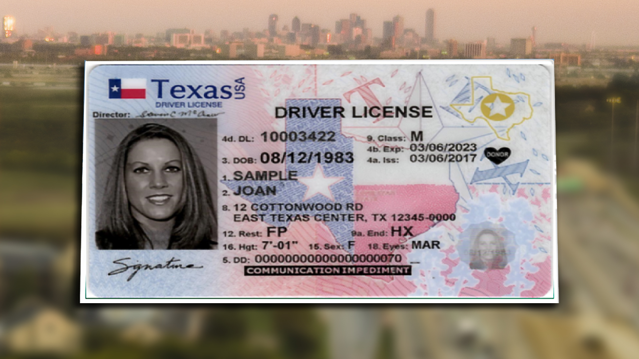 texas driver's license application