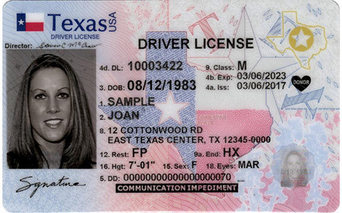 texas learner driver license