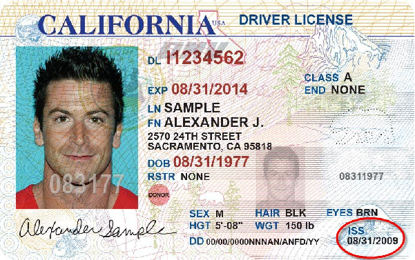 transfer driver's license to california