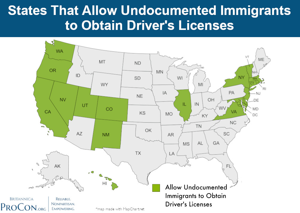 undocumented immigrants driver license illinois