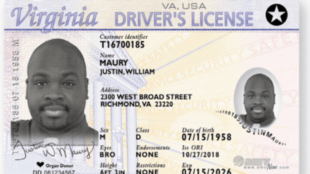 virginia new resident driver's license