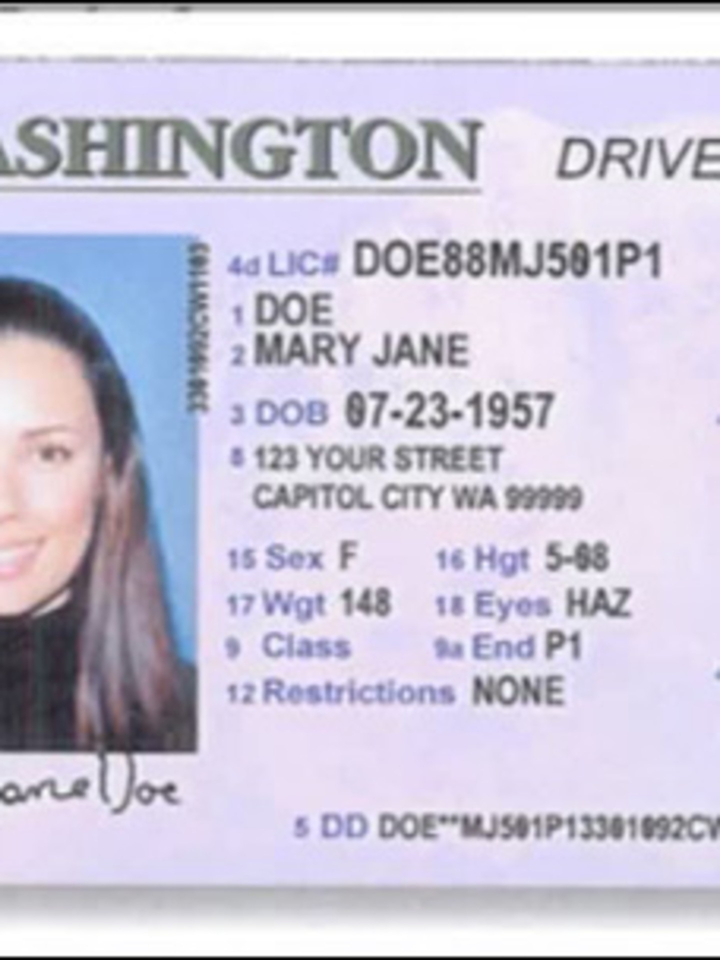 washington driver license lost