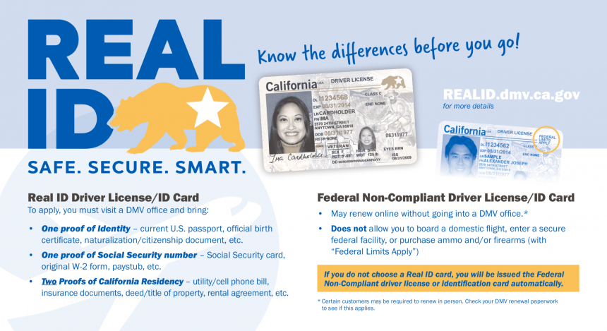 what does a real id driver's license look like