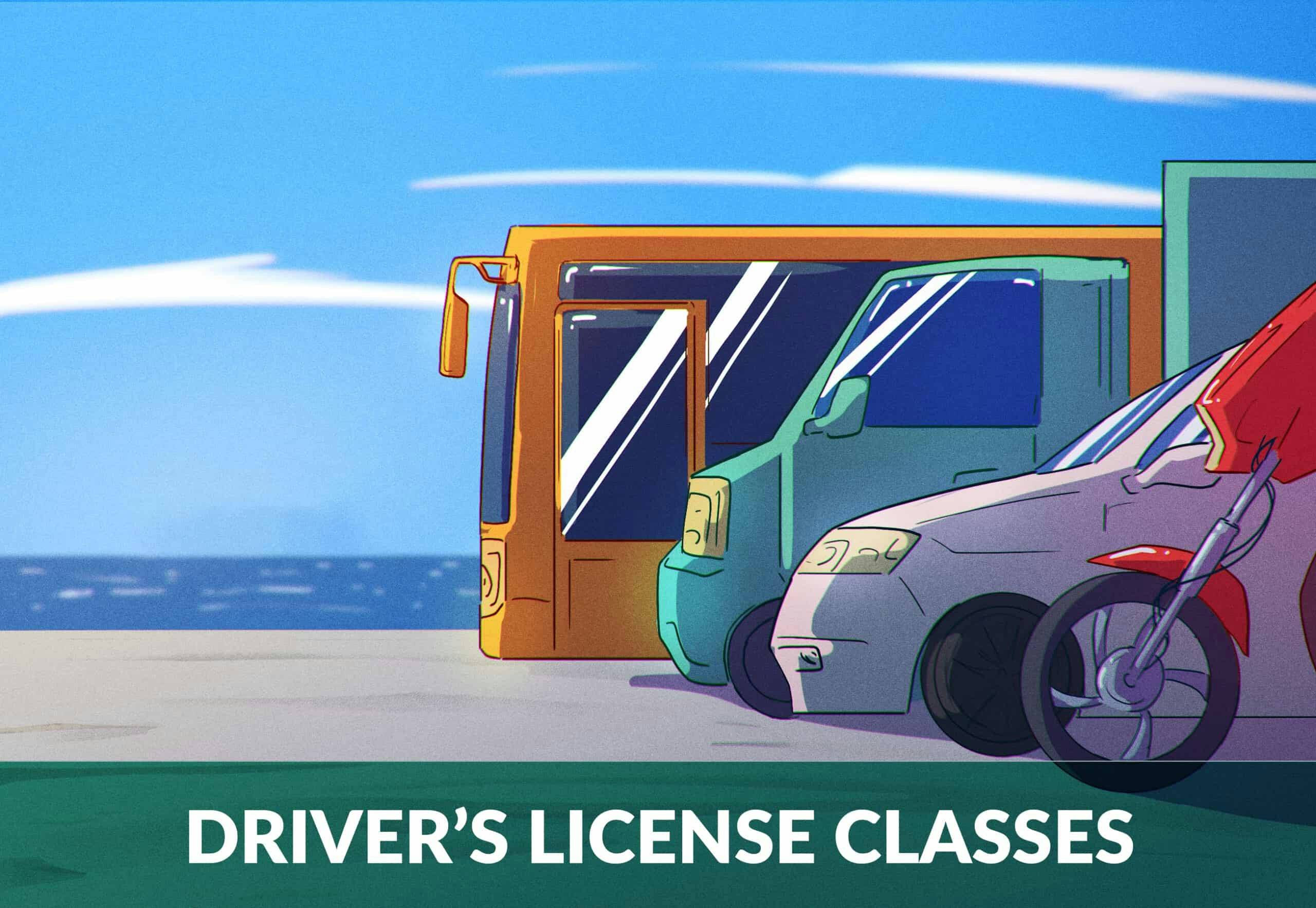 what is class c on a driver's license