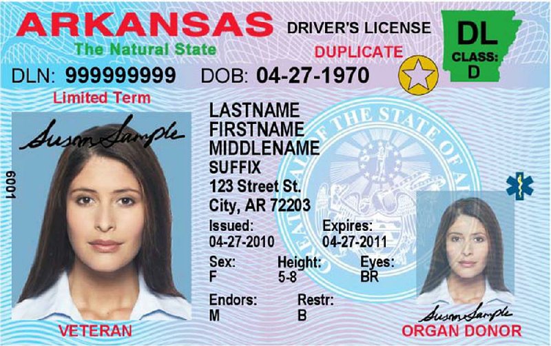 where is the first name on a driver's license