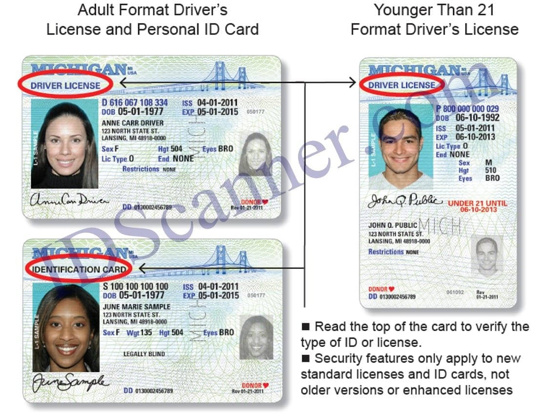 where is your driver's license number under 21