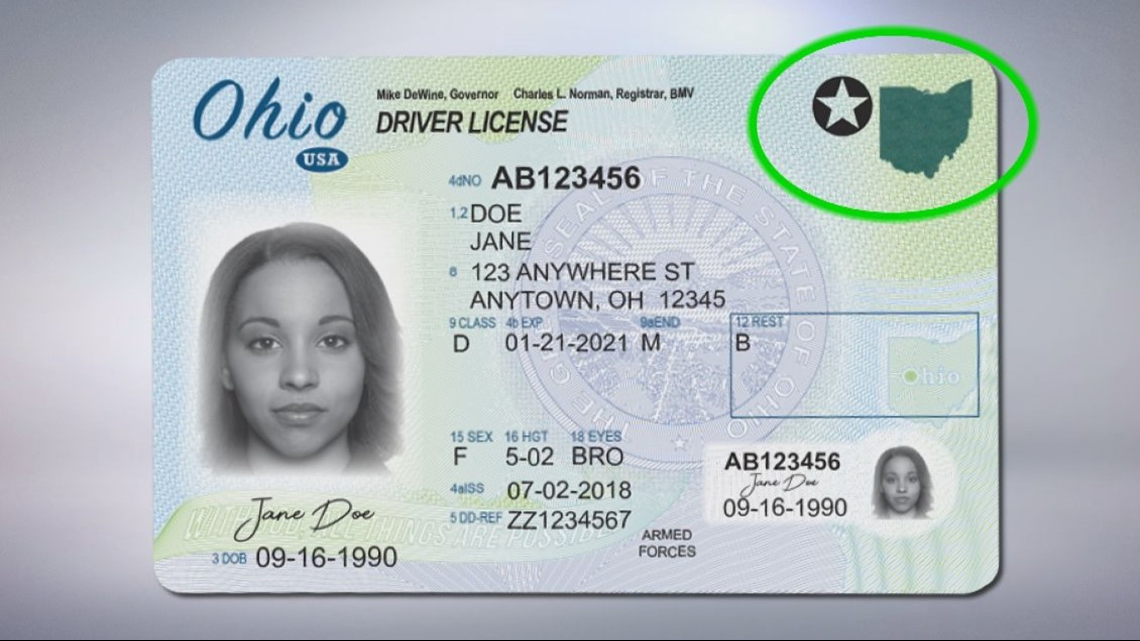 why is there a star on my driver's license